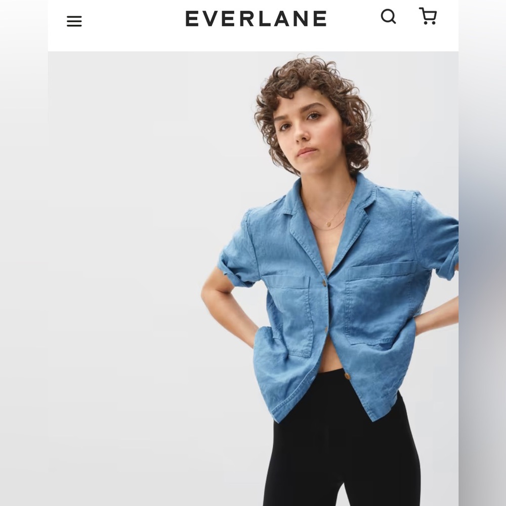 Everlane linen shirt